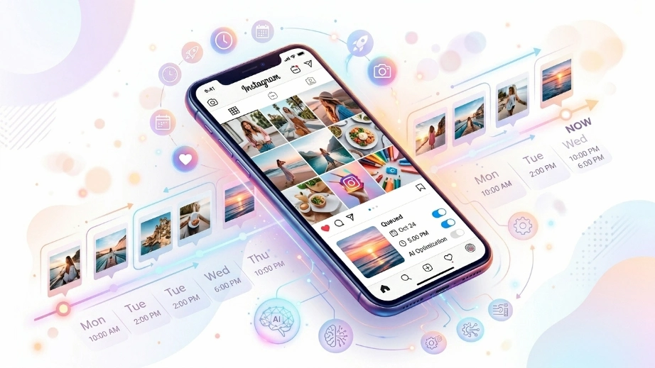 Instagram Post Scheduler: The Smartest Way to Schedule Instagram Content with AI